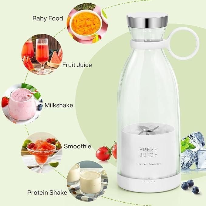 Portable Mini Juice Blender | USB Rechargeable Smoothie Maker