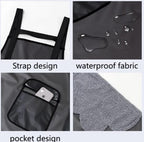 Adjustable Oil-Water Proof Transparent Cooking Apron