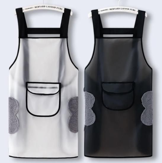 Adjustable Oil-Water Proof Transparent Cooking Apron