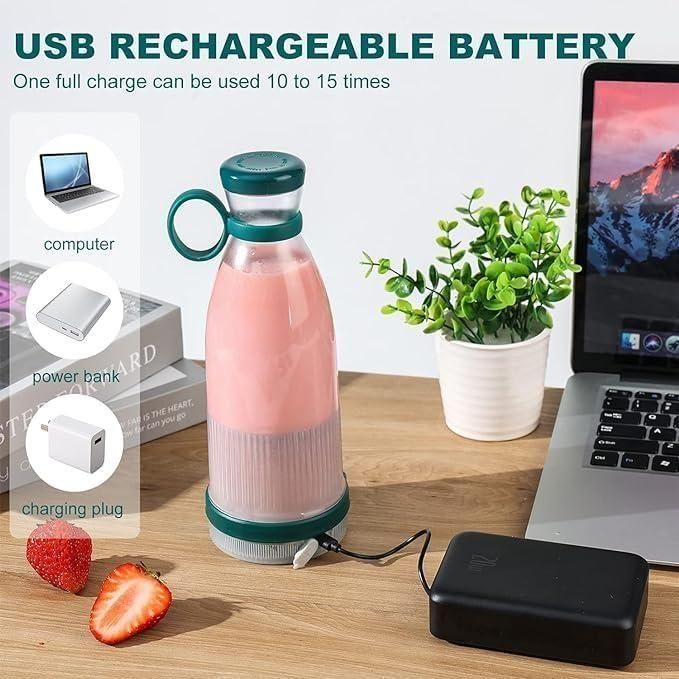 Portable Mini Juice Blender | USB Rechargeable Smoothie Maker
